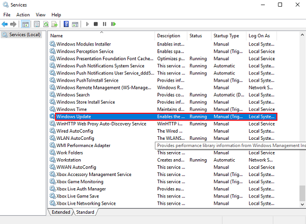 tắt windows update