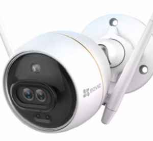 Camera không dây ngoài trời EZVIZ C3X Ống kính kép FULL HD 1080P, đèn và còi báo động.