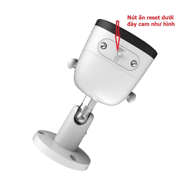 Nút reset dòng cam ngoài trời giống nhau trong hình